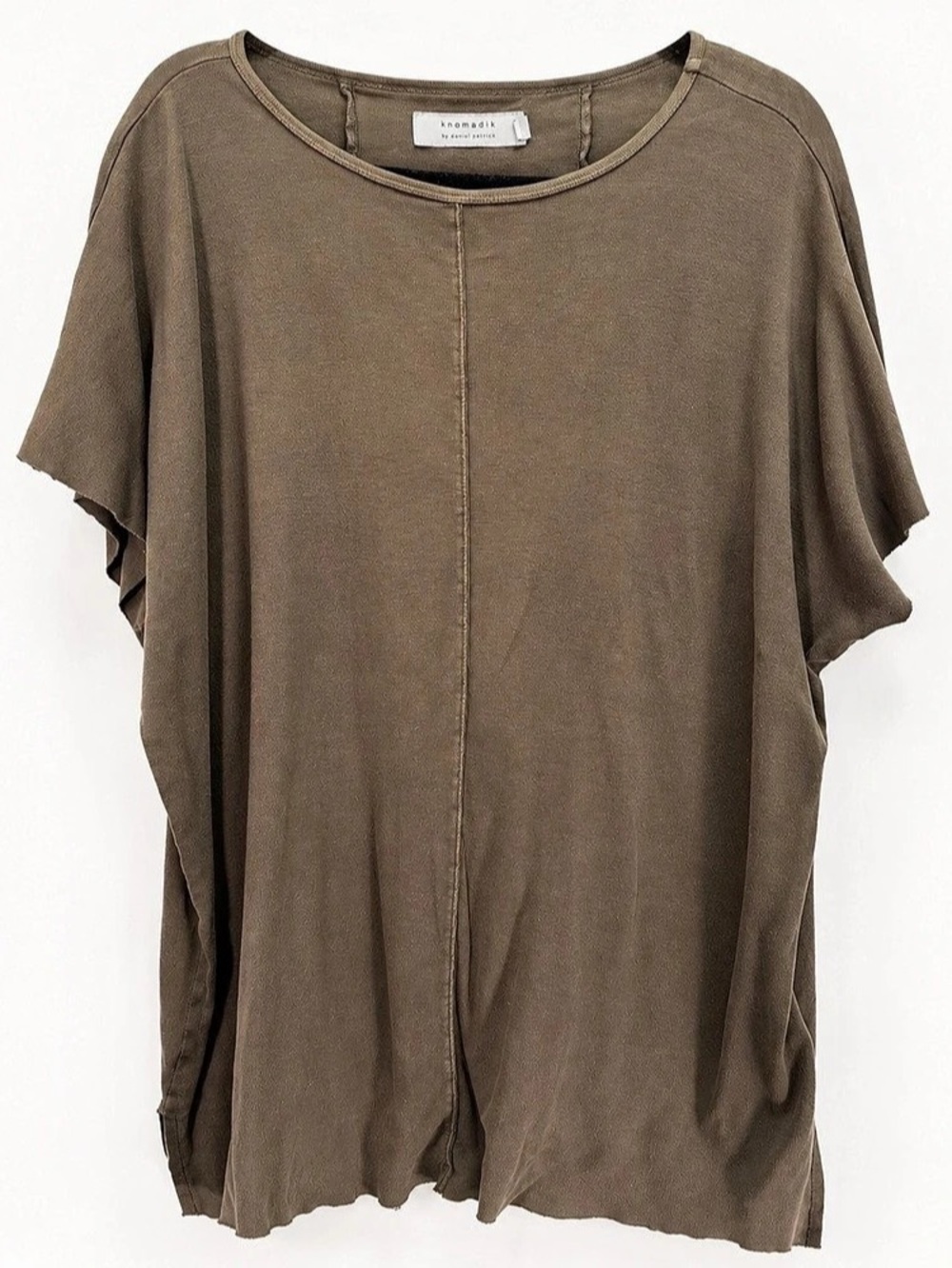 knomadik Brown Short Sleeve Tunic